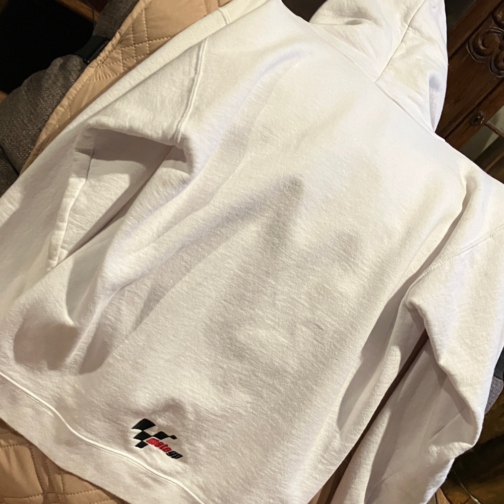 Red Bull, US Grand Prix - Laguna Seca-Moto GP-White Hoodie Sweatshirt - Picture 5 of 8